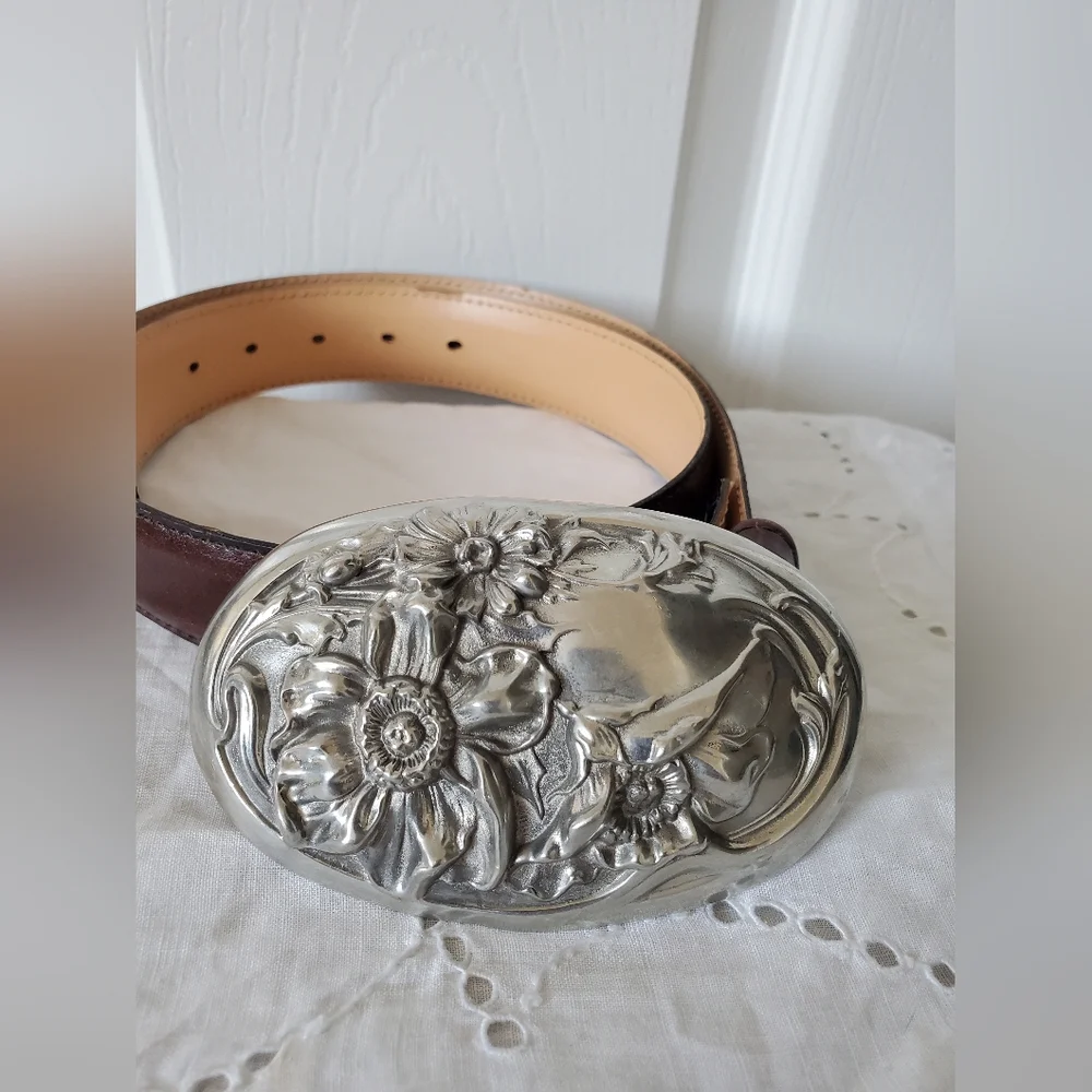 Vintage Art Nouveau Belt Buckle